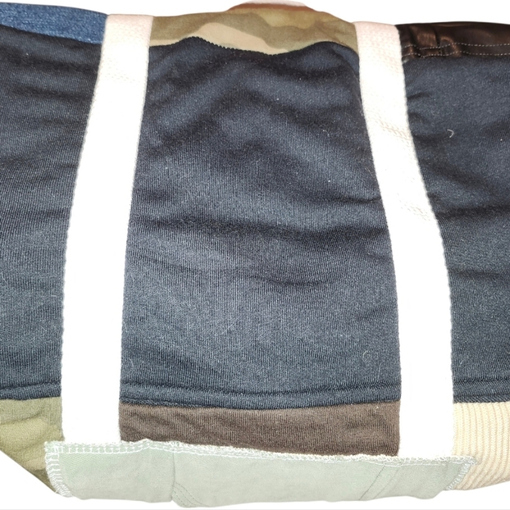 NWT REFRIED UPCYCLED Handcrafted Patchwork Small … - image 4